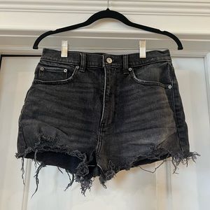 Abercrombie & Fitch Distressed High Rise Shorts - 4/27
